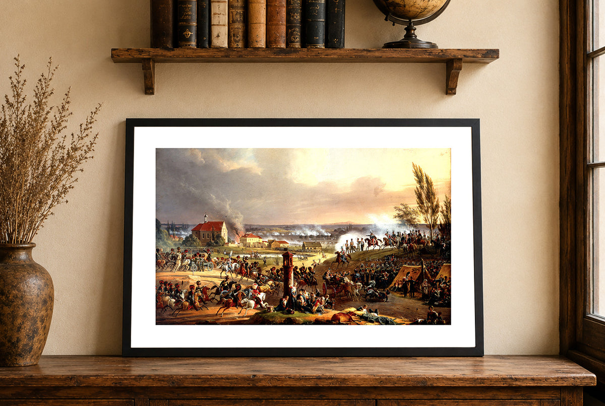 Battle of Raszyn 1809 by January Suchodolski - Historical Art Poster