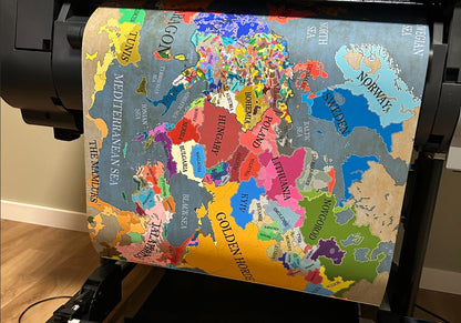 1337 Kaart van Europa aan de vooravond van de Honderdjarige Oorlog