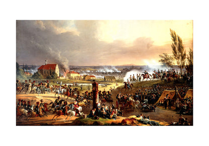 Battle of Raszyn 1809 by January Suchodolski - Historical Art Poster