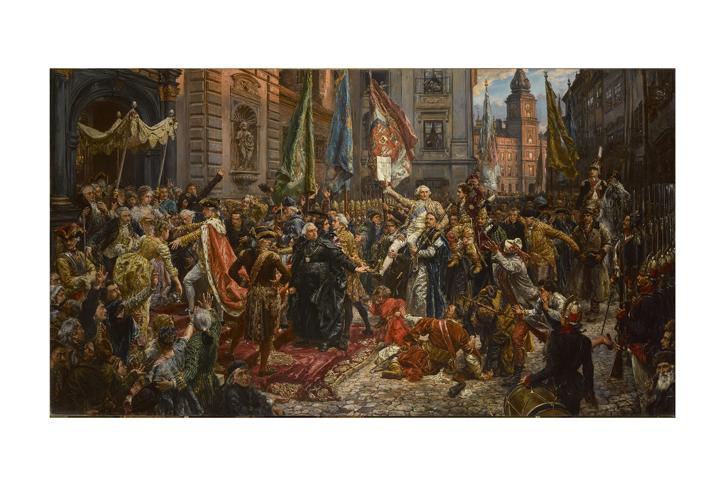 Poster « La Constitution du 3 Mai 1791 » - Jan Matejko, Chef-d'Œuvre de l'Histoire de la Pologne