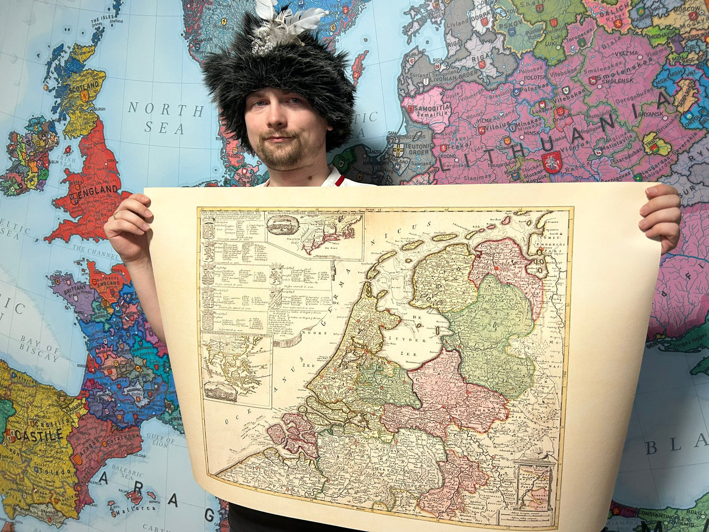 Nederlandse Republiek 1740 - Historische Kaart van Nederland