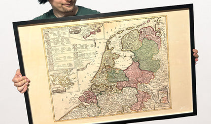 Nederlandse Republiek 1740 - Historische Kaart van Nederland
