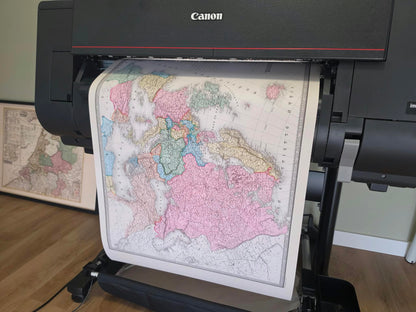 Europa 1862 - Mapa histórico durante la era del nacionalismo