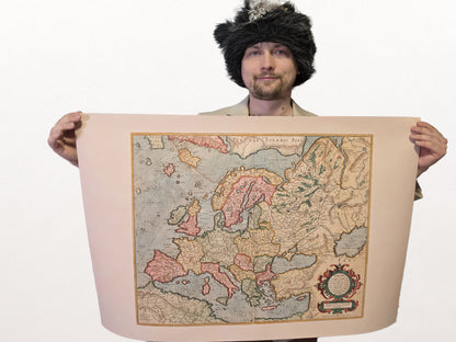 Europa in 1623 - Politieke Kaart bij het Begin van de Dertigjarige Oorlog