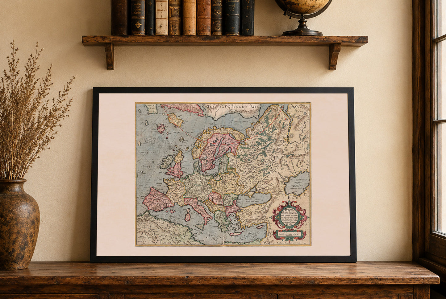 Europa in 1623 - Politieke Kaart bij het Begin van de Dertigjarige Oorlog