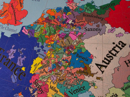 Europa im Jahr 1644 Kartenposter – Dreißigjähriger Krieg