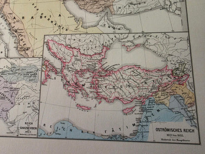 Islamitische Wereld 945–1055 - Kaart van de Buyiden, Fatimiden en Abbasiden