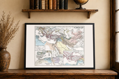 Islamitische Wereld 945–1055 - Kaart van de Buyiden, Fatimiden en Abbasiden