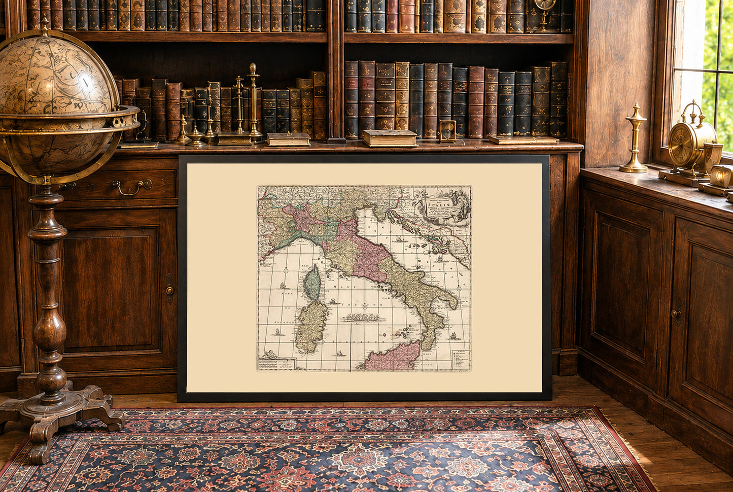 Péninsule italienne 1740 - Carte des États italiens pré-unification