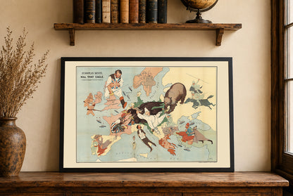 Tue cet aigle 1917 - Carte de propagande de la Première Guerre mondiale