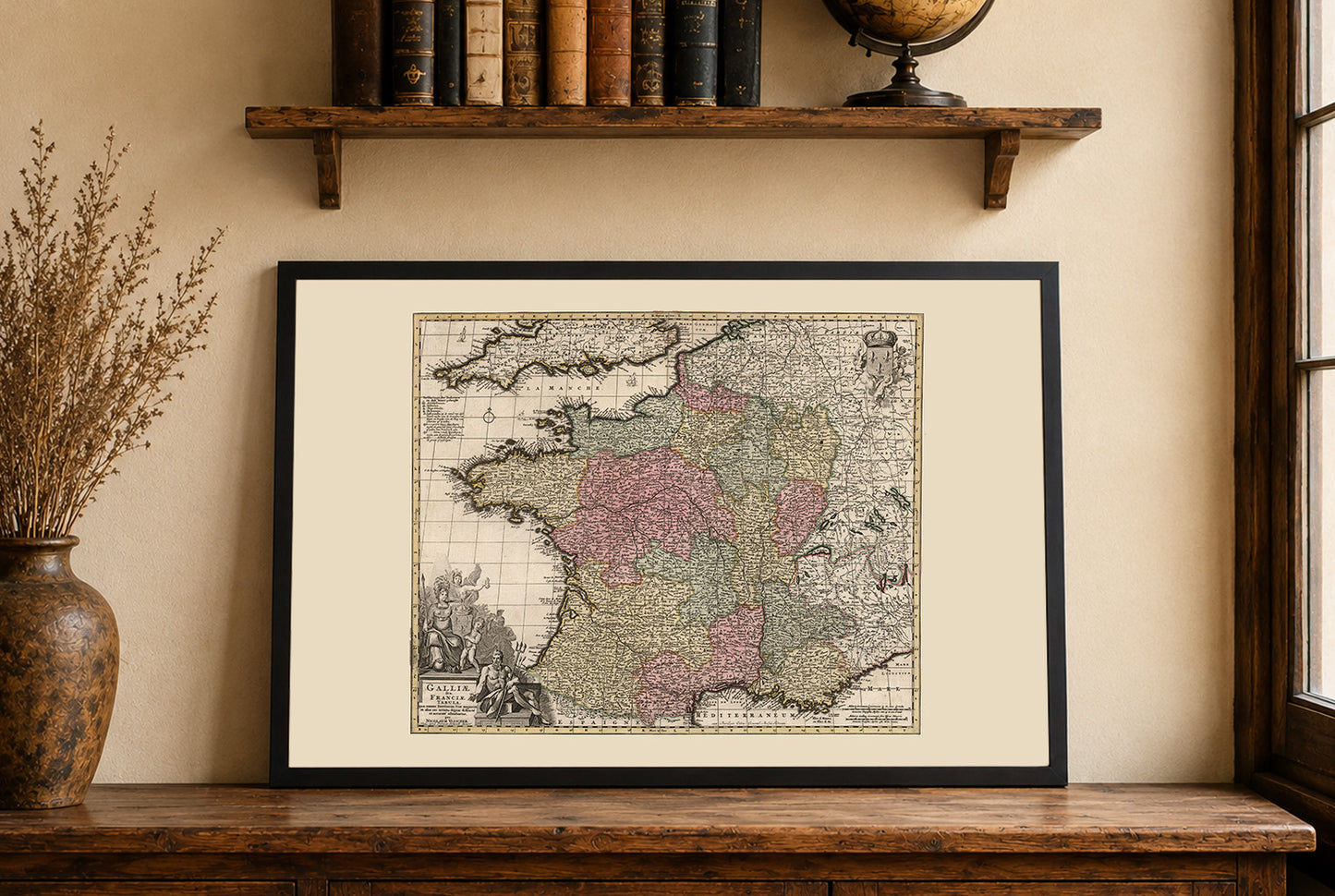 Royaume de France 1740 – Carte historique du XVIIIe siècle