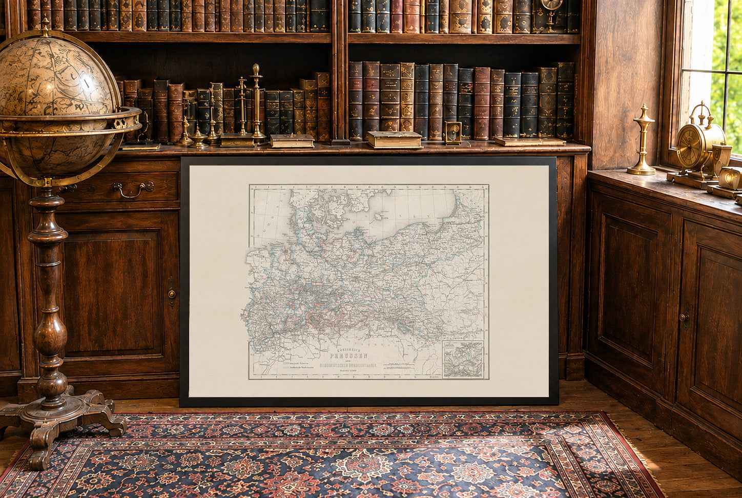 Kingdom of Prussia Map Poster (1871) - Vintage North German States Historical Wall Art (Copy)