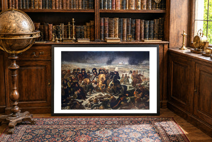 Napoleon at the Battle of Eylau 1808 - Antoine-Jean Gros - Napoleonic Wars Historical Painting Poster