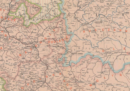 Polish-Lithuanian Commonwealth 1582–1770 - Stefan Batory - Władysław Semkowicz Historical Map Poster