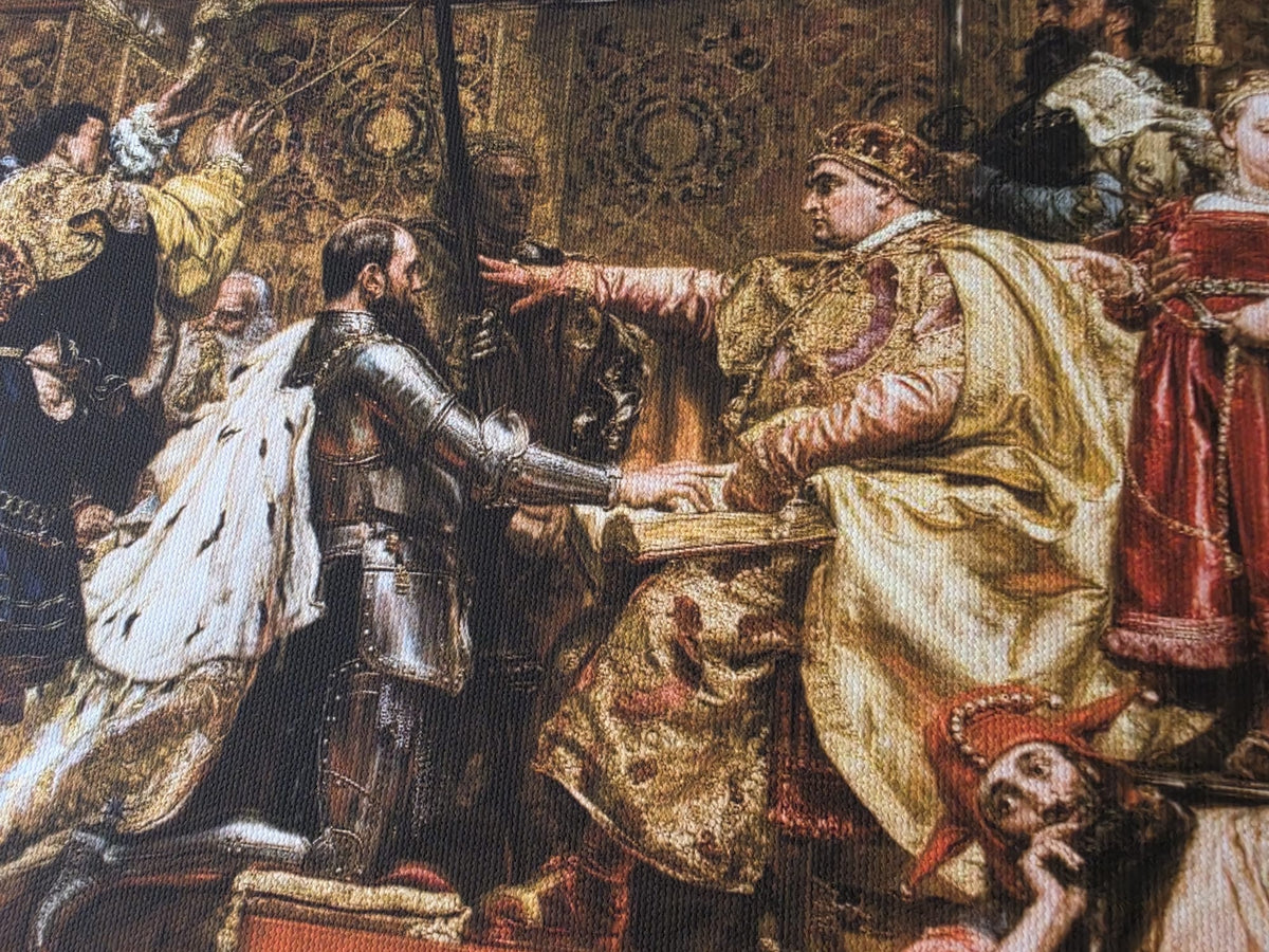 De Poolse hulde 1882 - Jan Matejko - schilderijposter over de Pools-Litouwse geschiedenis