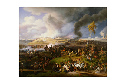 The Battle of Borodino 1822 - Louis-François Lejeune - Napoleon's Russian Campaign Historical Painting Poster