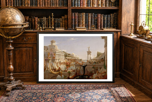 De Loop van het Rijk Voltooiing Poster - Thomas Cole Klassiek Rijk Muurkunst
