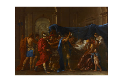 La Mort de Germanicus 1627 - Nicolas Poussin - Empire Romain - Affiche Peinture Historique