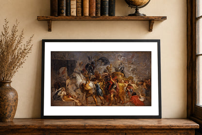 The Entry of Henry IV into Paris 1625 - Peter Paul Rubens - French History Baroque Painting Poster