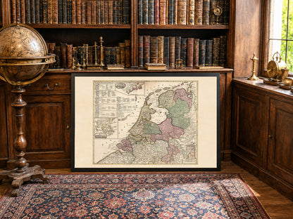 Nederlandse Republiek 1740 - Historische Kaart van Nederland