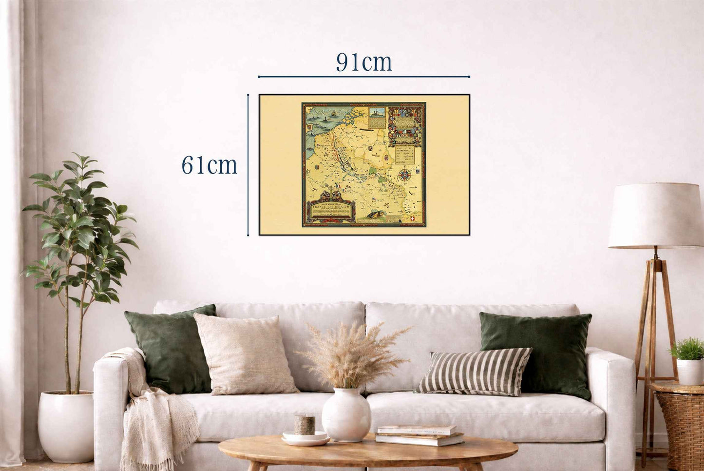 Great War Battle Lines Map Poster (1918) - Vintage World War I Military Wall Art (Copy)