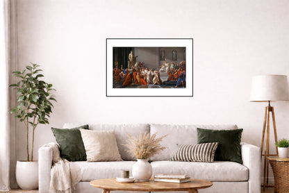 The Death of Julius Caesar 1806 - Vincenzo Camuccini - Ancient Rome Historical Painting Poster