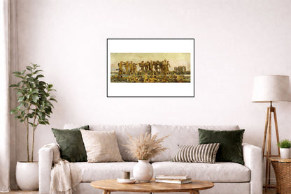 Zagazowani 1919 - John Singer Sargent - I Wojna Światowa i Atak Gazowy - Historyczny Plakat z Obrazem