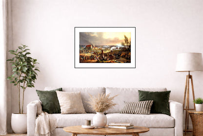 Battle of Raszyn 1809 by January Suchodolski - Historical Art Poster