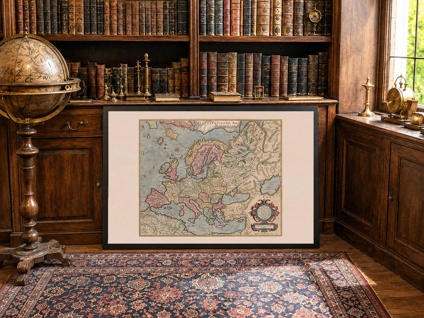 Europa in 1623 - Politieke Kaart bij het Begin van de Dertigjarige Oorlog