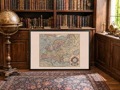 Europa in 1623 - Politieke Kaart bij het Begin van de Dertigjarige Oorlog
